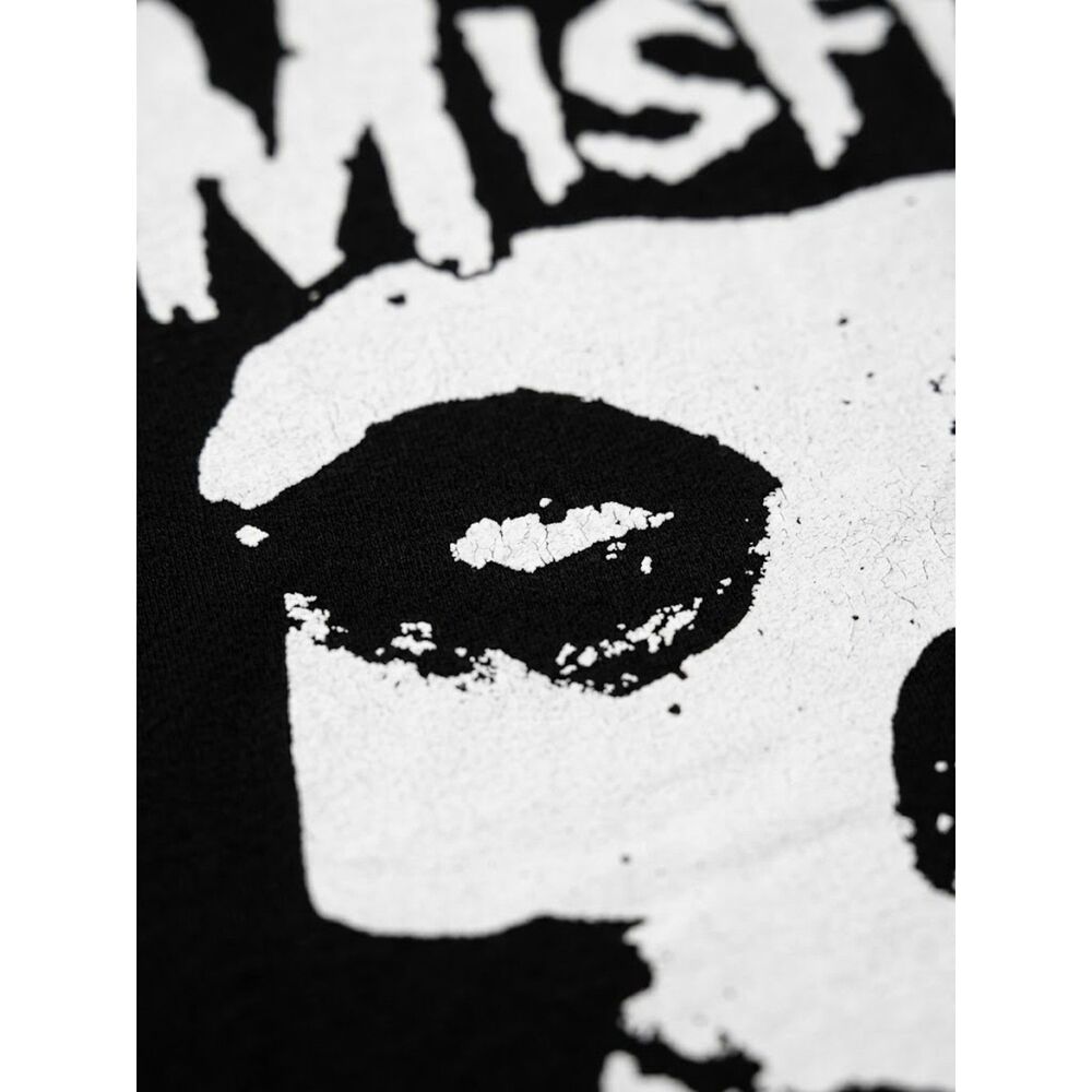 Misfits Mens 3XL Ghost Fiend Skull Graphic Tee Black Punk Rock T-Shirt NWT